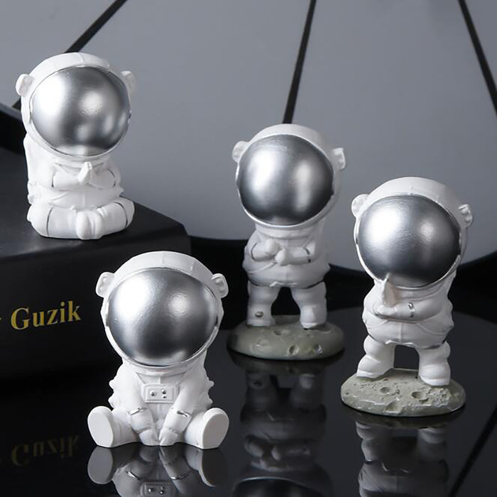 Cute Mini Astronaut Figurines Home Desk Decoration