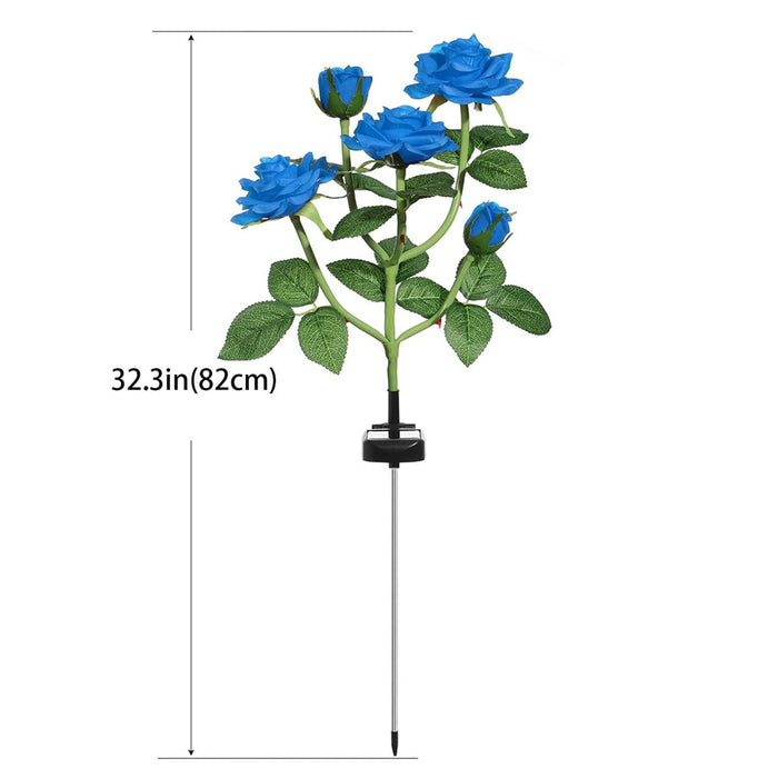 Solar Rose Waterproof LED Outdoor Light