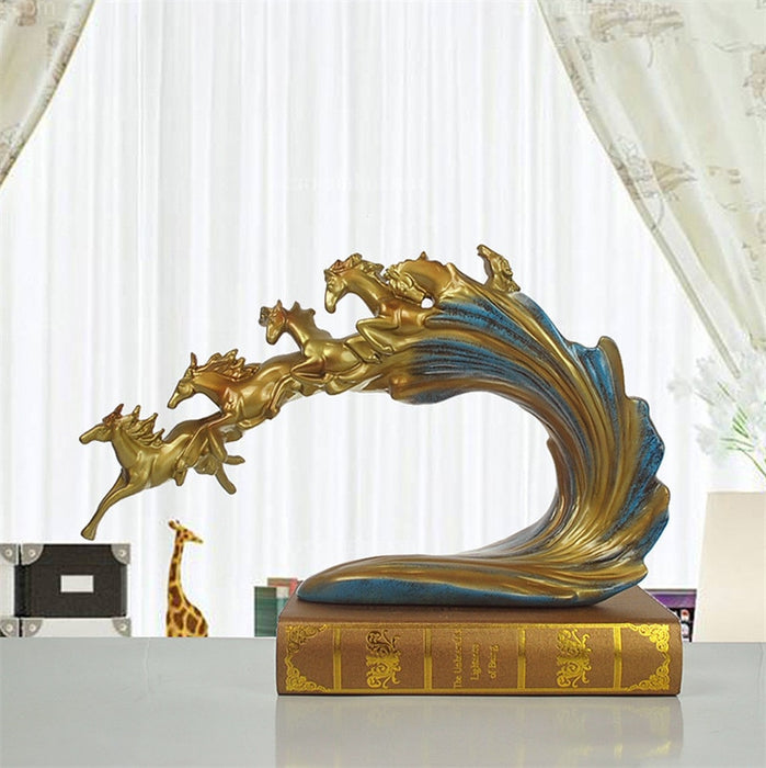 Flying Horse Figurine Home Office Decor