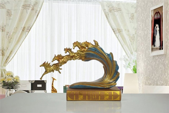 Flying Horse Figurine Home Office Decor