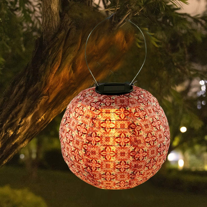 Solar LED Hanging Ball Waterproof Outdoor Light