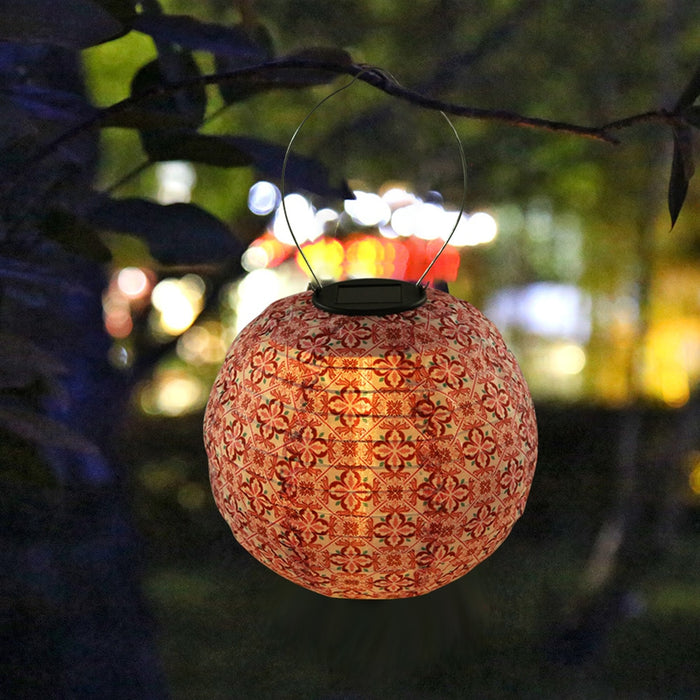 Solar LED Hanging Ball Waterproof Outdoor Light