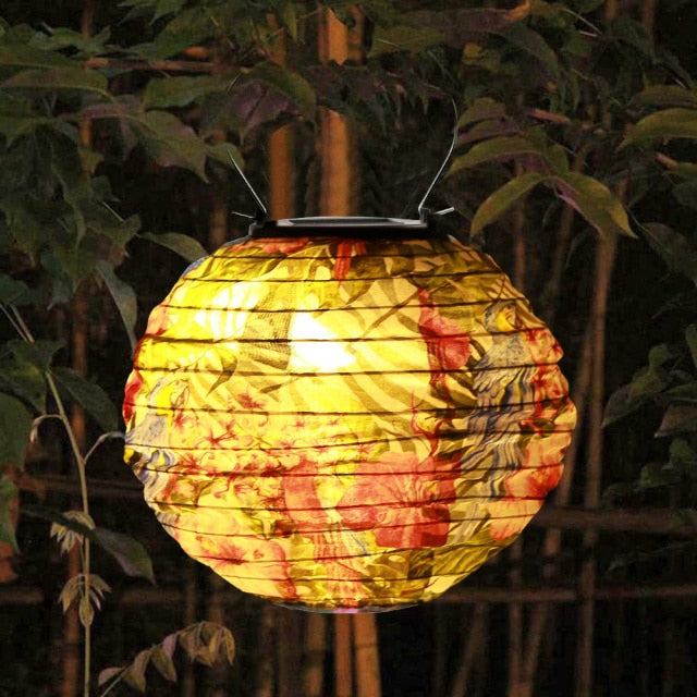 Solar LED Hanging Ball Waterproof Outdoor Light