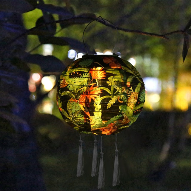 Solar LED Hanging Ball Waterproof Outdoor Light