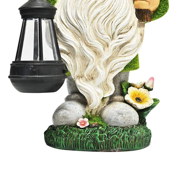Solar Dwarf WOLCOME Sign LED Outdoor Light