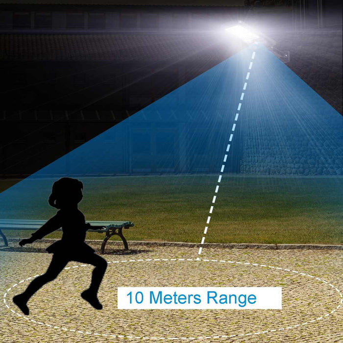 LED Solar Motion Sensor Waterproof with Remote Control Outdoor Light