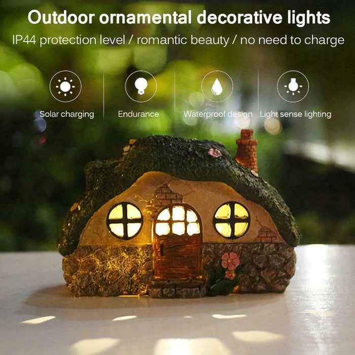 LED Solar Fairy House Anti-Corrosion Outdoor Light