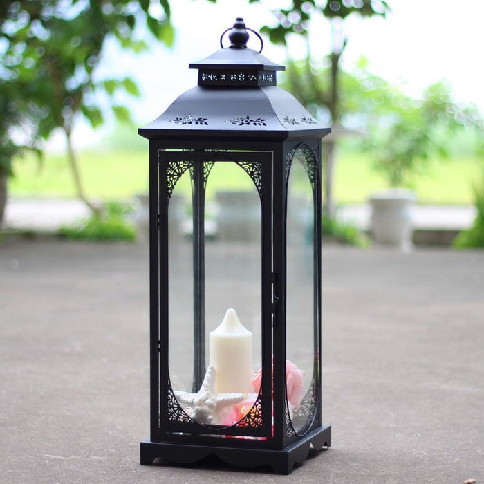 Metal Candlestick Holder Outdoor Light