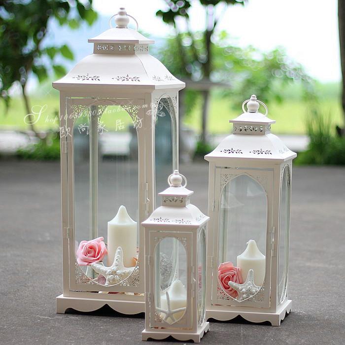 Metal Candlestick Holder Outdoor Light