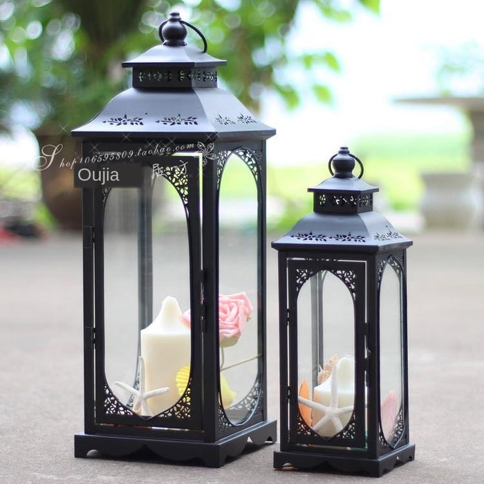 Metal Candlestick Holder Outdoor Light