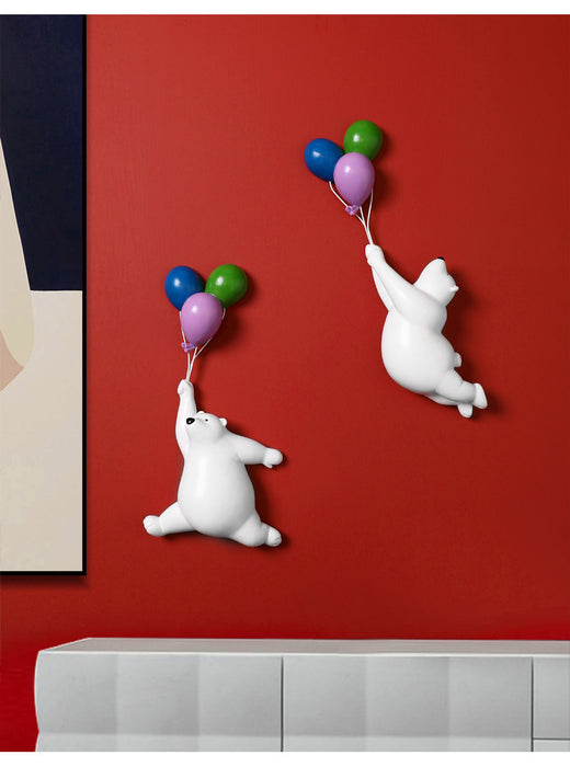 Creative Balloon Bear Figurine Home Office Decor