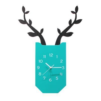 Deer Animal Design Colorful Wall Clock
