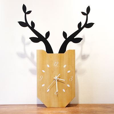 Deer Animal Design Colorful Wall Clock