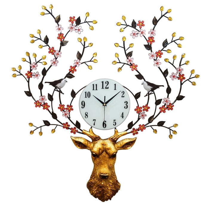 Deer Head 3D Wall Clock