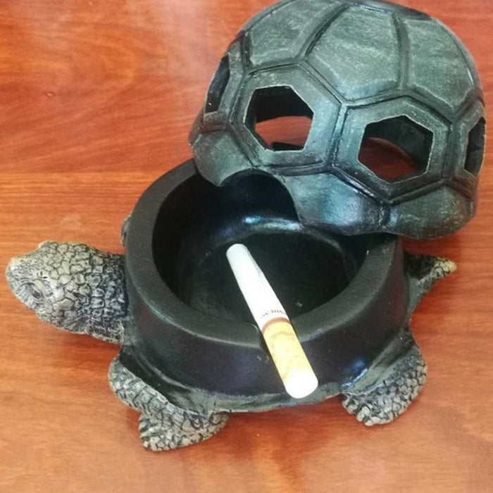 Creative Resin Turtle Ashtray Home Office Decor