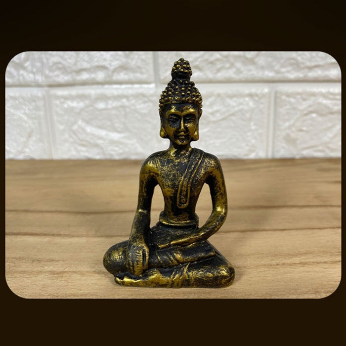Buddha Statue with Encemse And Candle Burner Home Office Decor