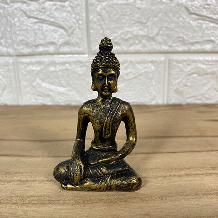 Buddha Statue with Encemse And Candle Burner Home Office Decor
