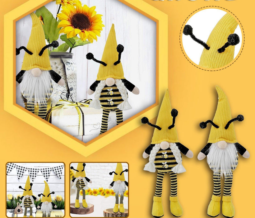 Honey Bee Striped Doll Home Office Decor