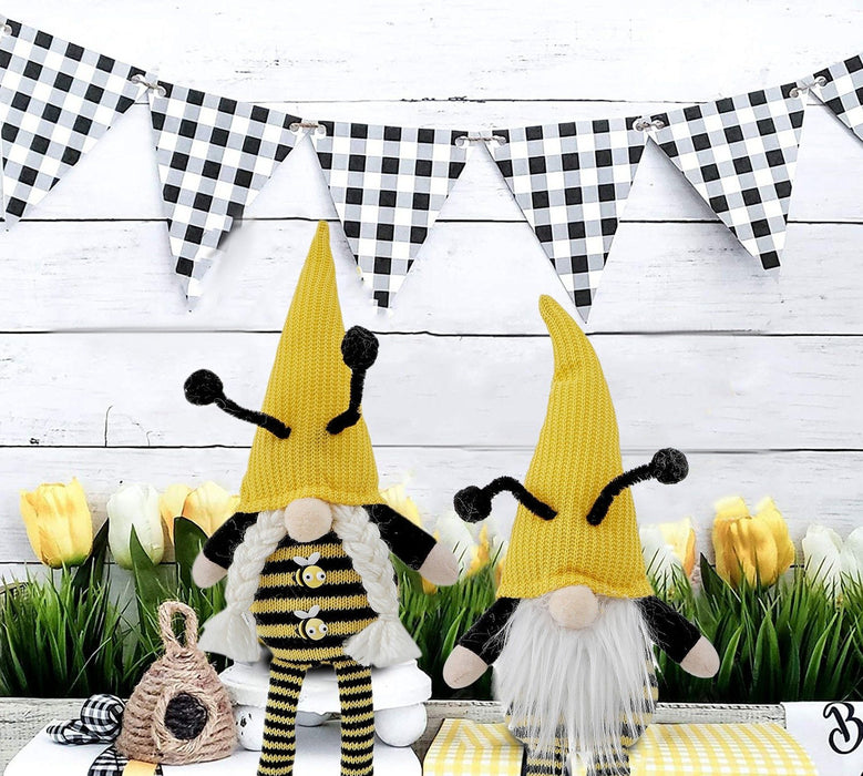 Honey Bee Striped Doll Home Office Decor