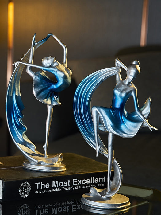 Resin Dancer Miniature Home Office Decor