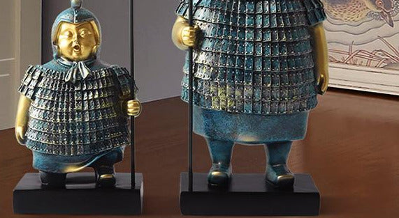 Creative Retro Samurai Armor Home Office Decor