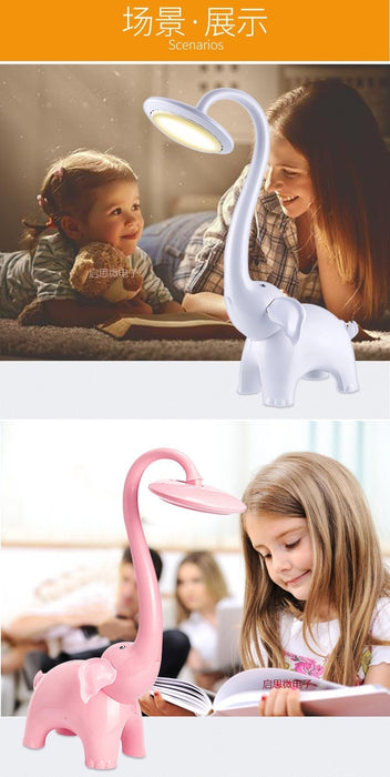 LED Dimmable Decorative Elephant Desk Light Home Decor